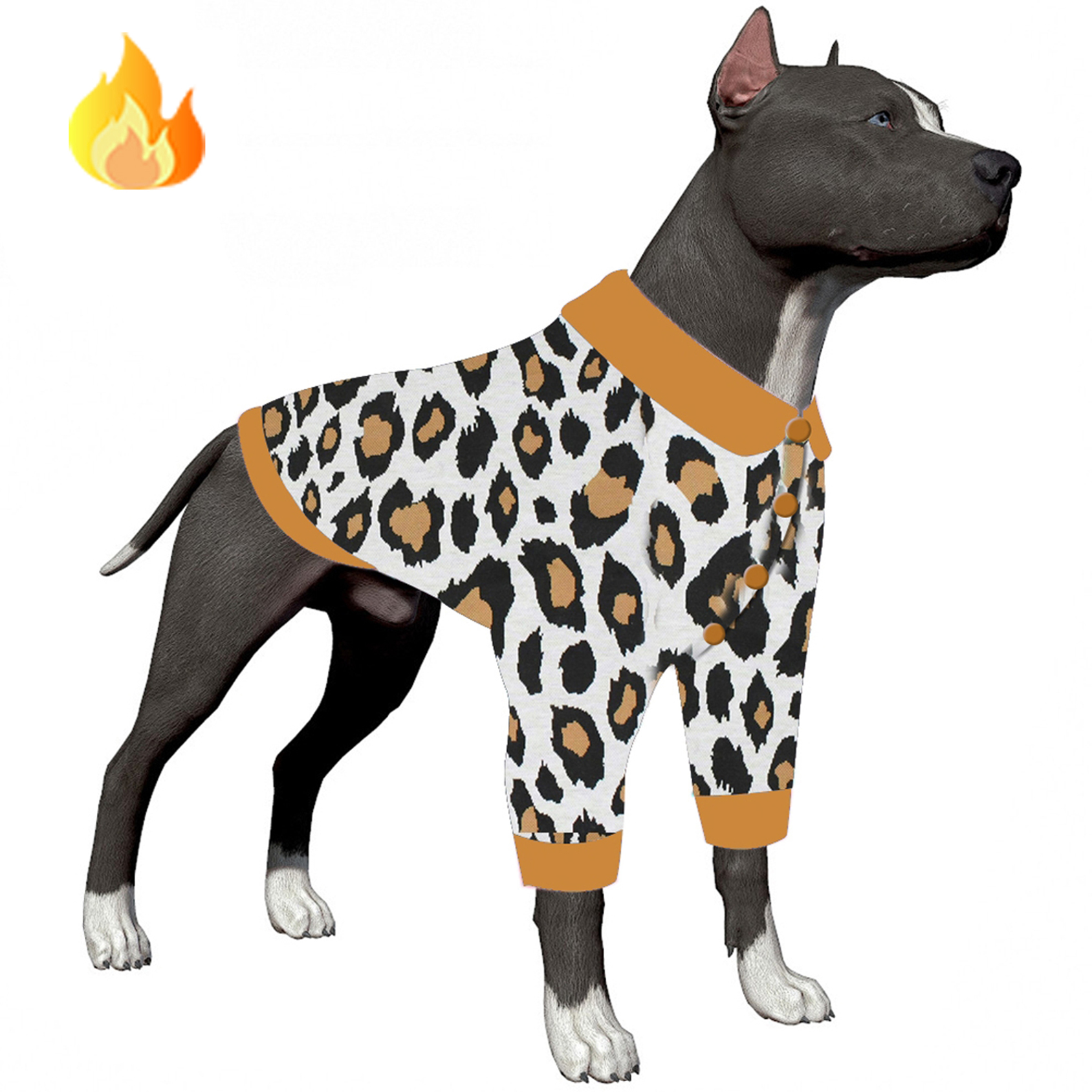 LovinPet Flannel Labrador Coat for Large Big Dog