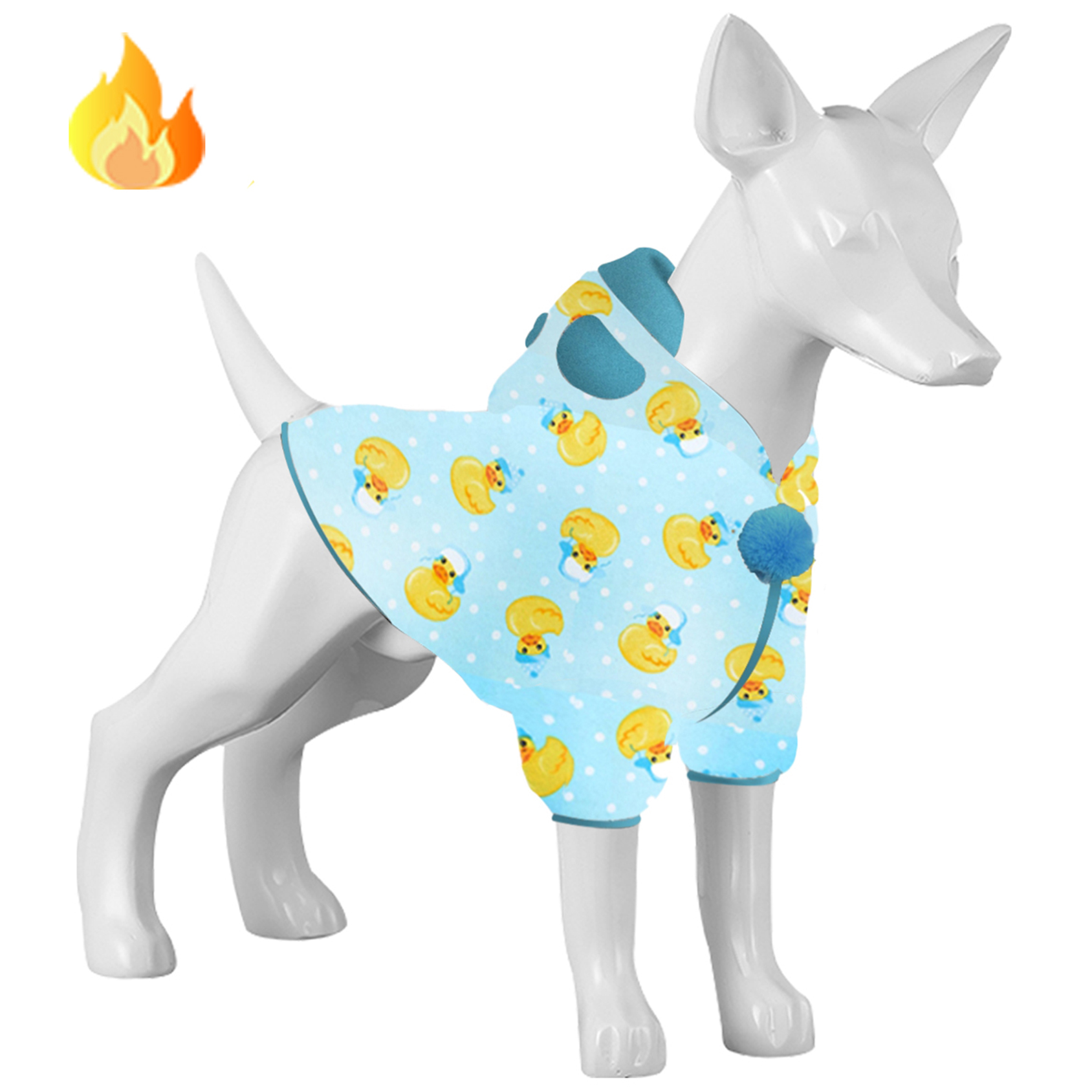 LovinPet Flannel English Bulldog Coat for Dogs