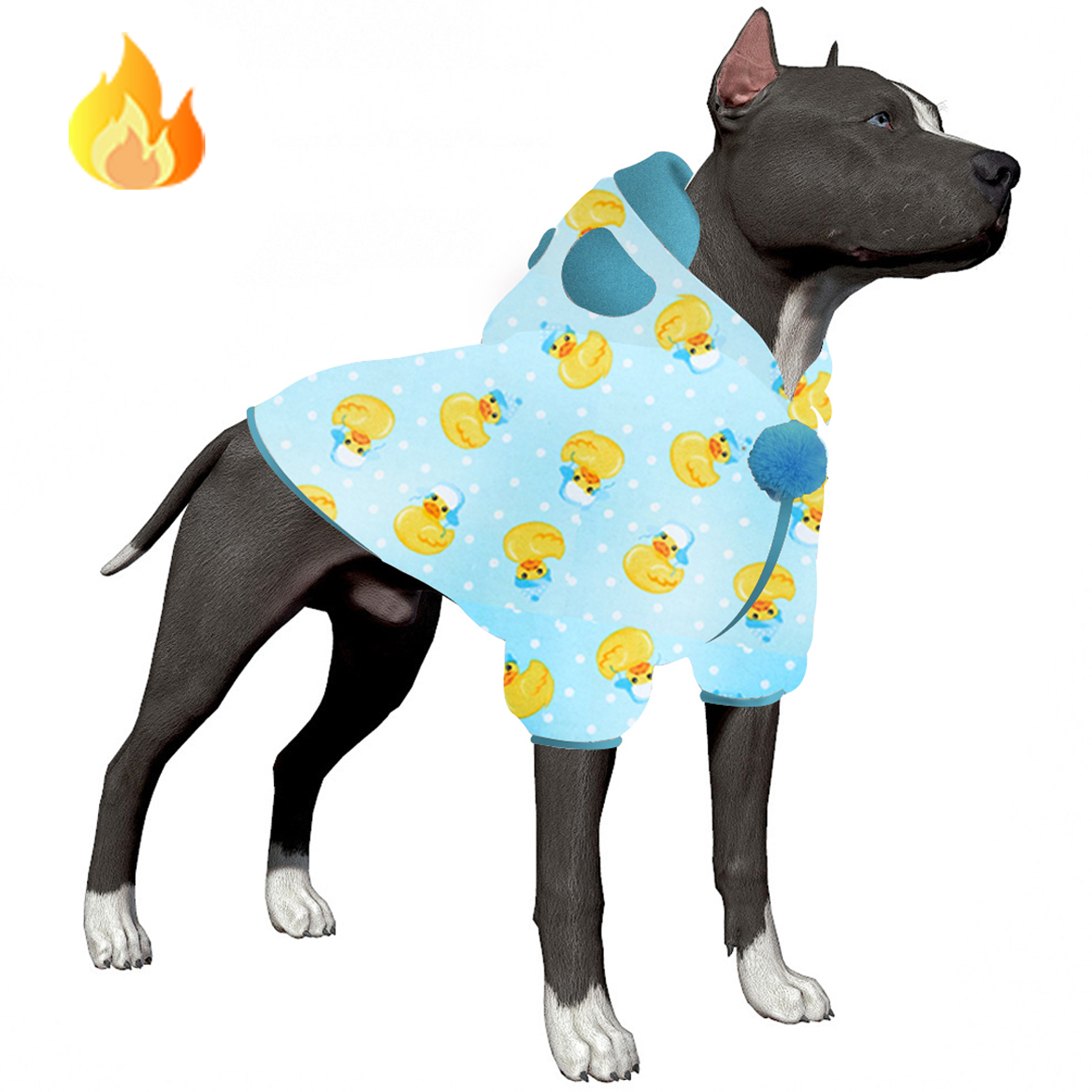 LovinPet Flannel English Bulldog Coat for Dogs