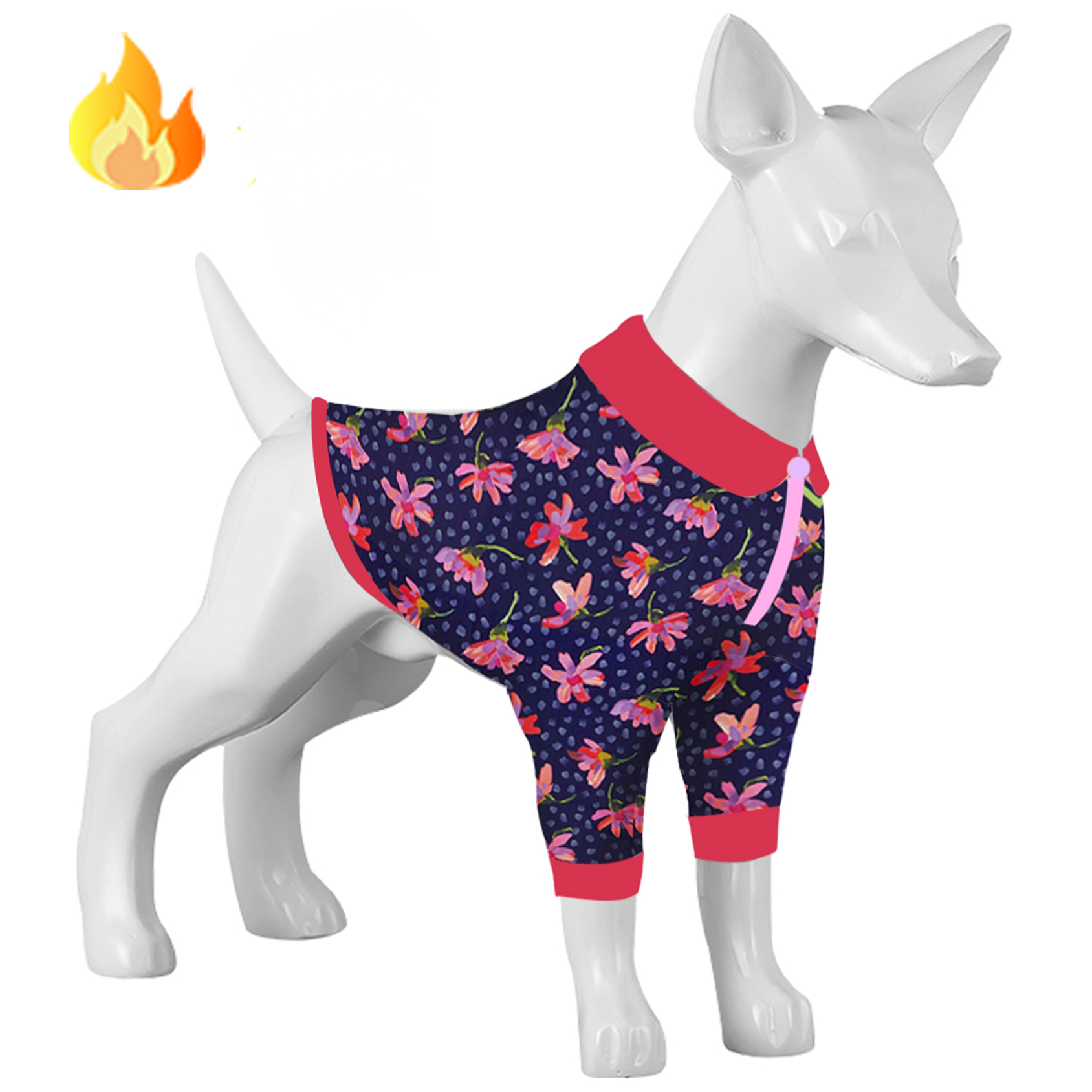 LovinPet Flannel Dog Coat Big Puppy