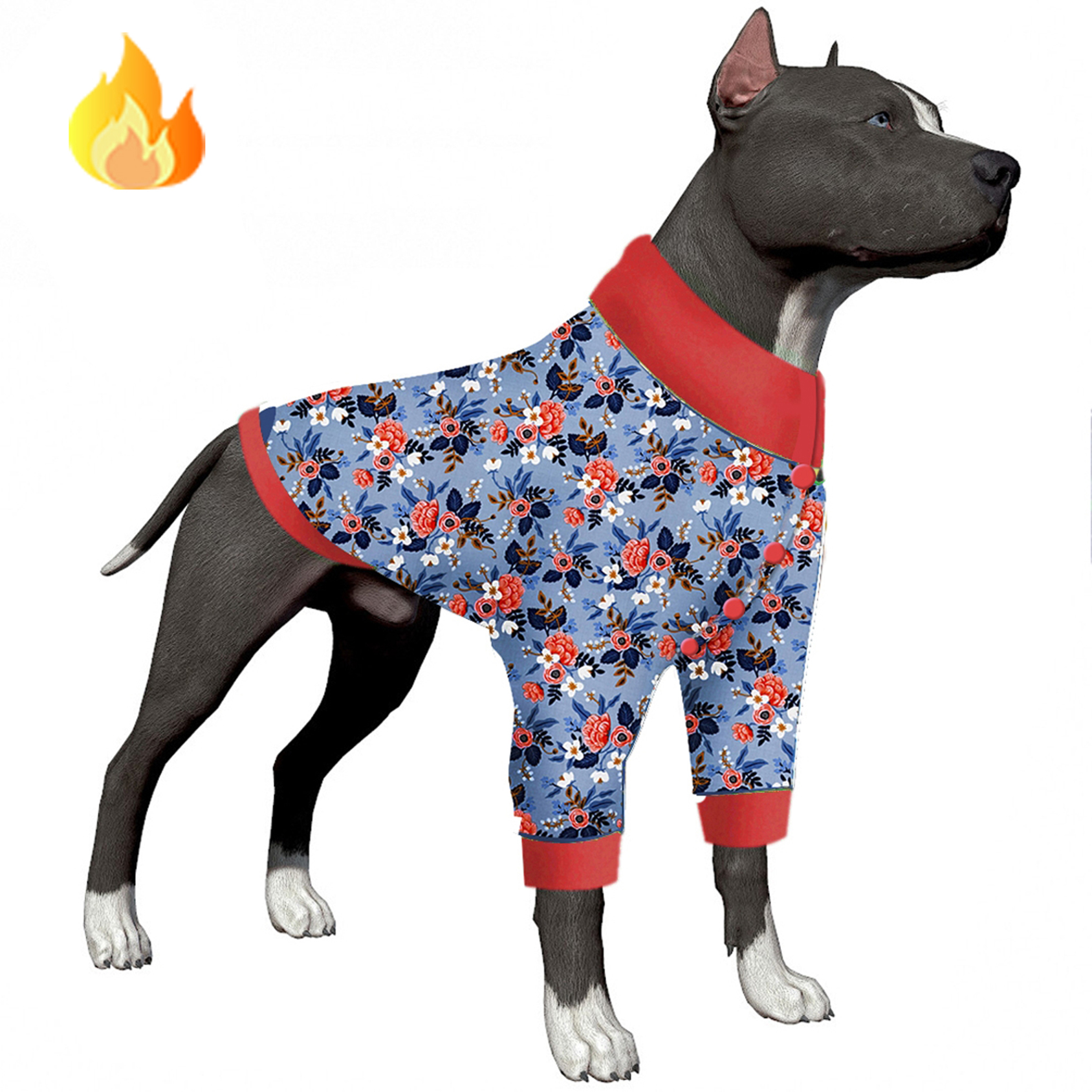 LovinPet Flannel Coats For Big Dogs