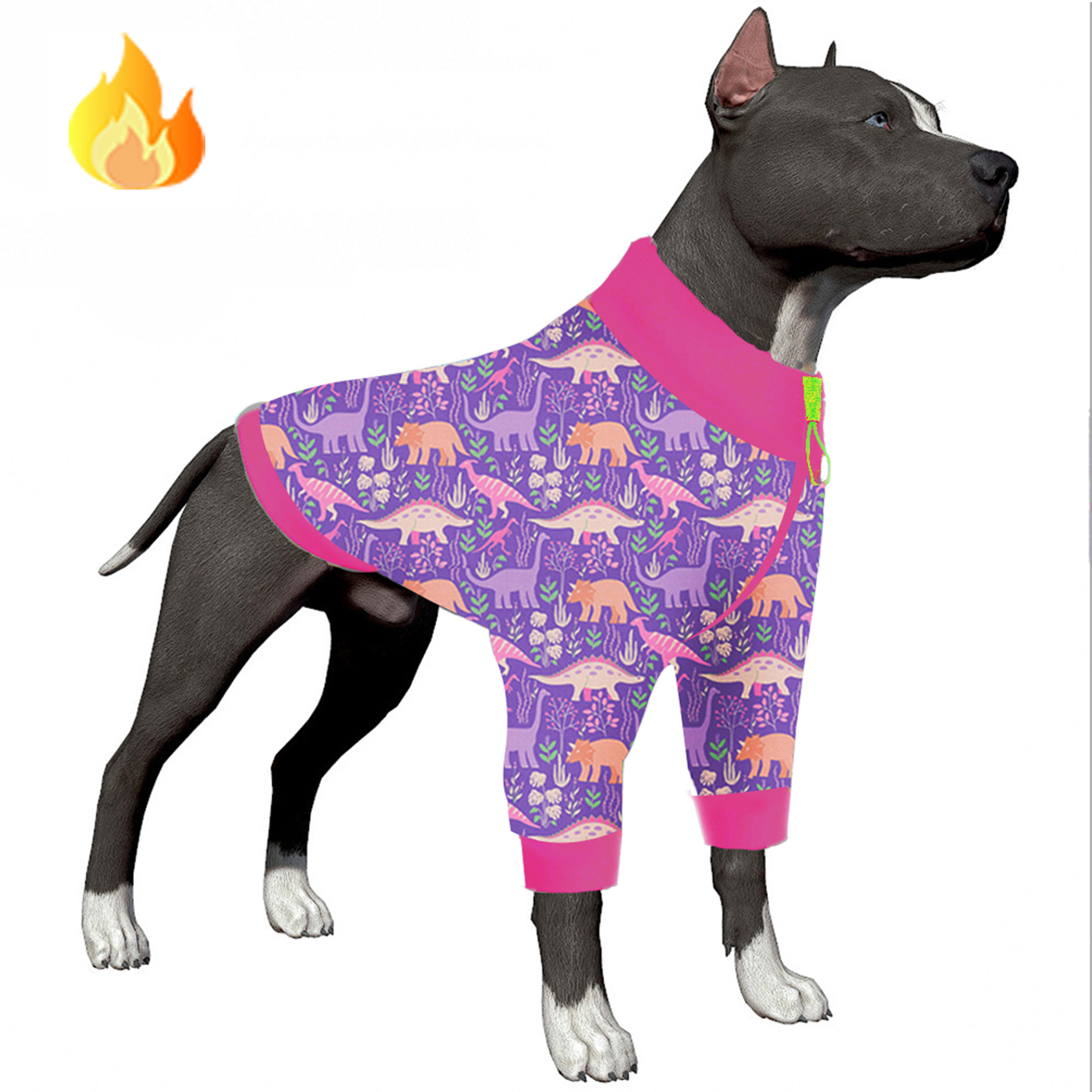 LovinPet Flannel Large Dog Coat Girl