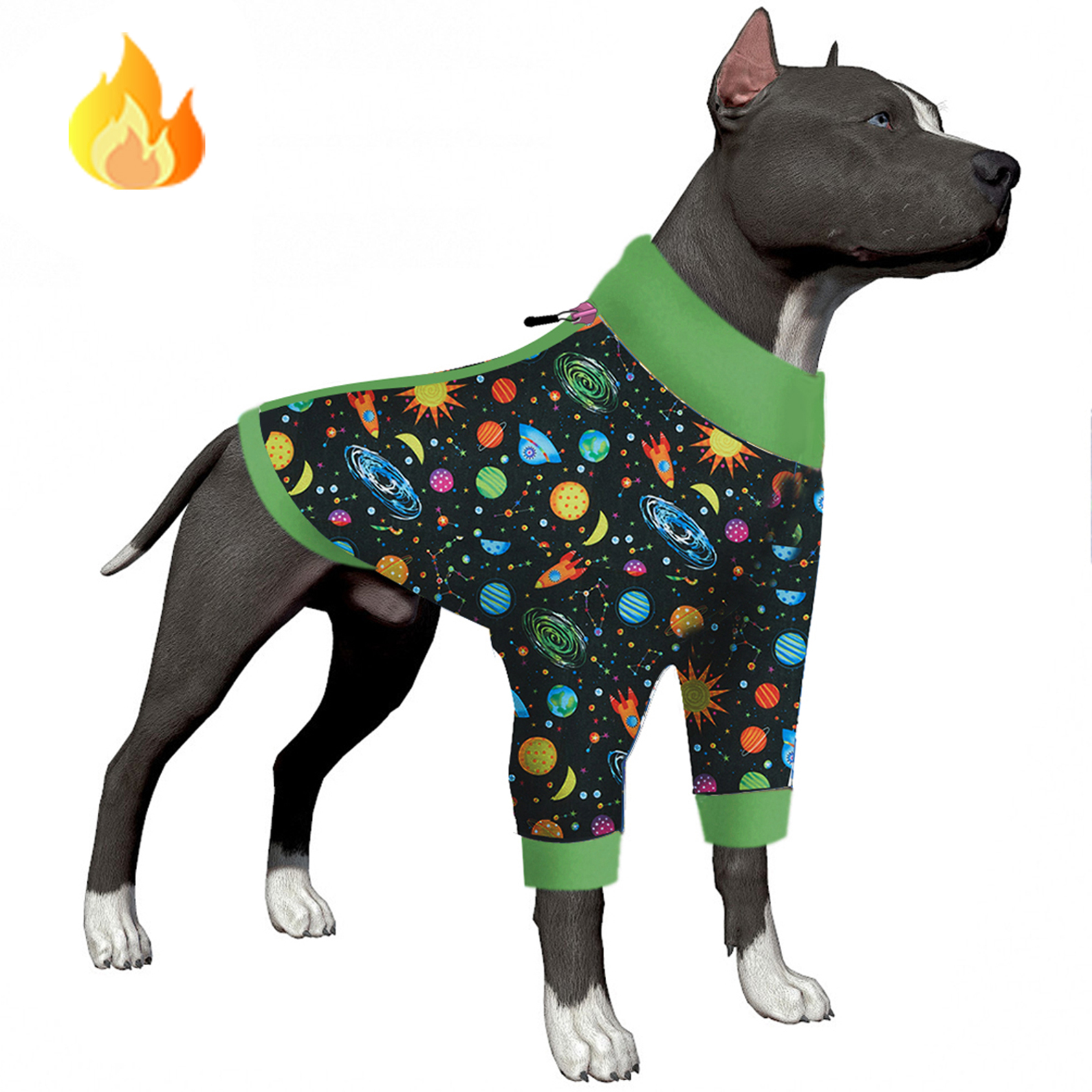 LovinPet Flannel Fat Dog Coat