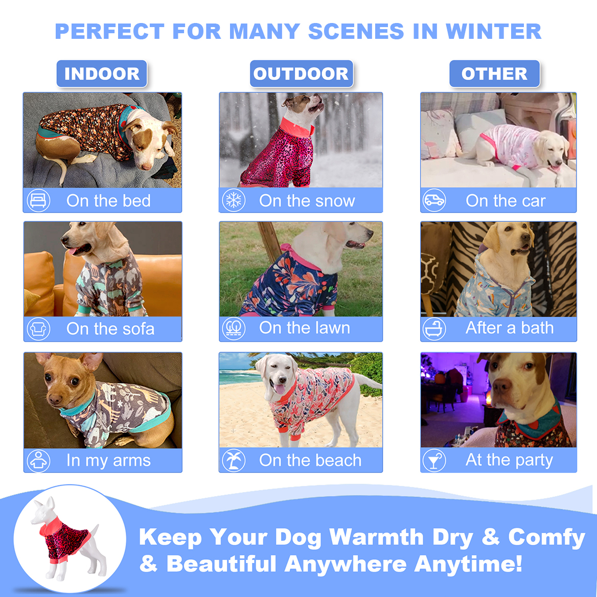 LovinPet Flannel Labrador Dog XXLarge Coat