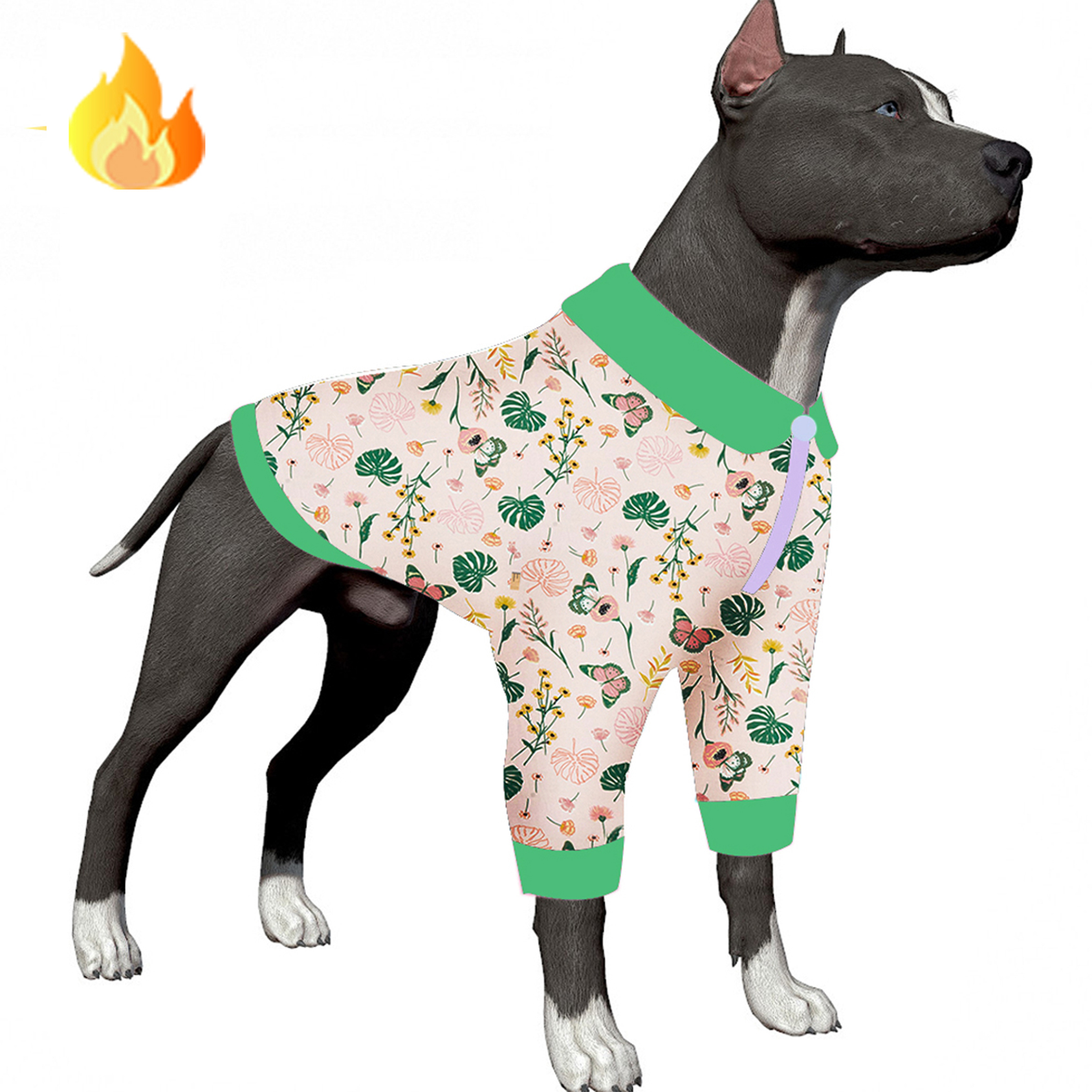 LovinPet Flannel Dog Coat Big Puppy