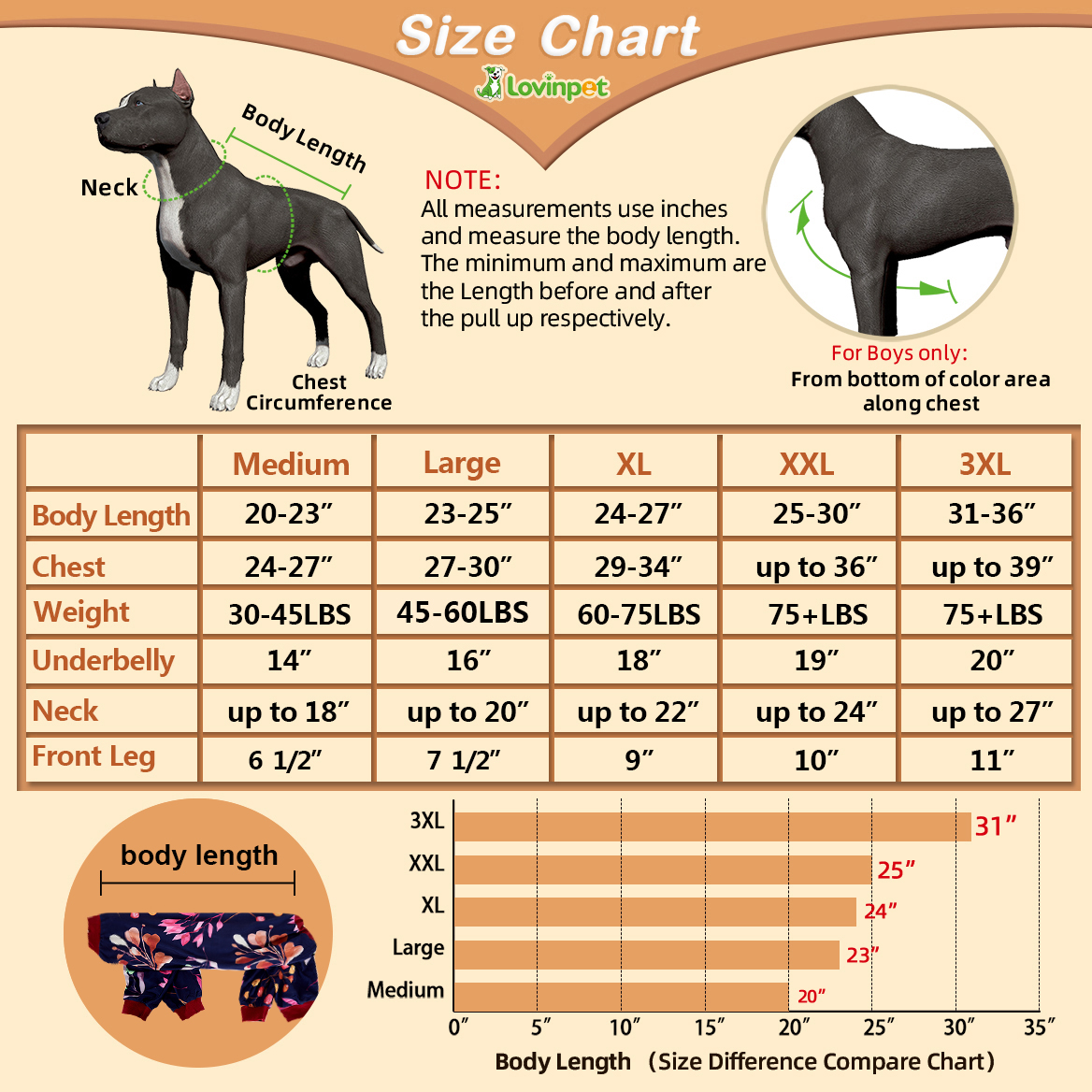 LovinPet Large Dog Pajamas Onesie - Elegant Floral Pattern Sleepwear for Big Dogs
