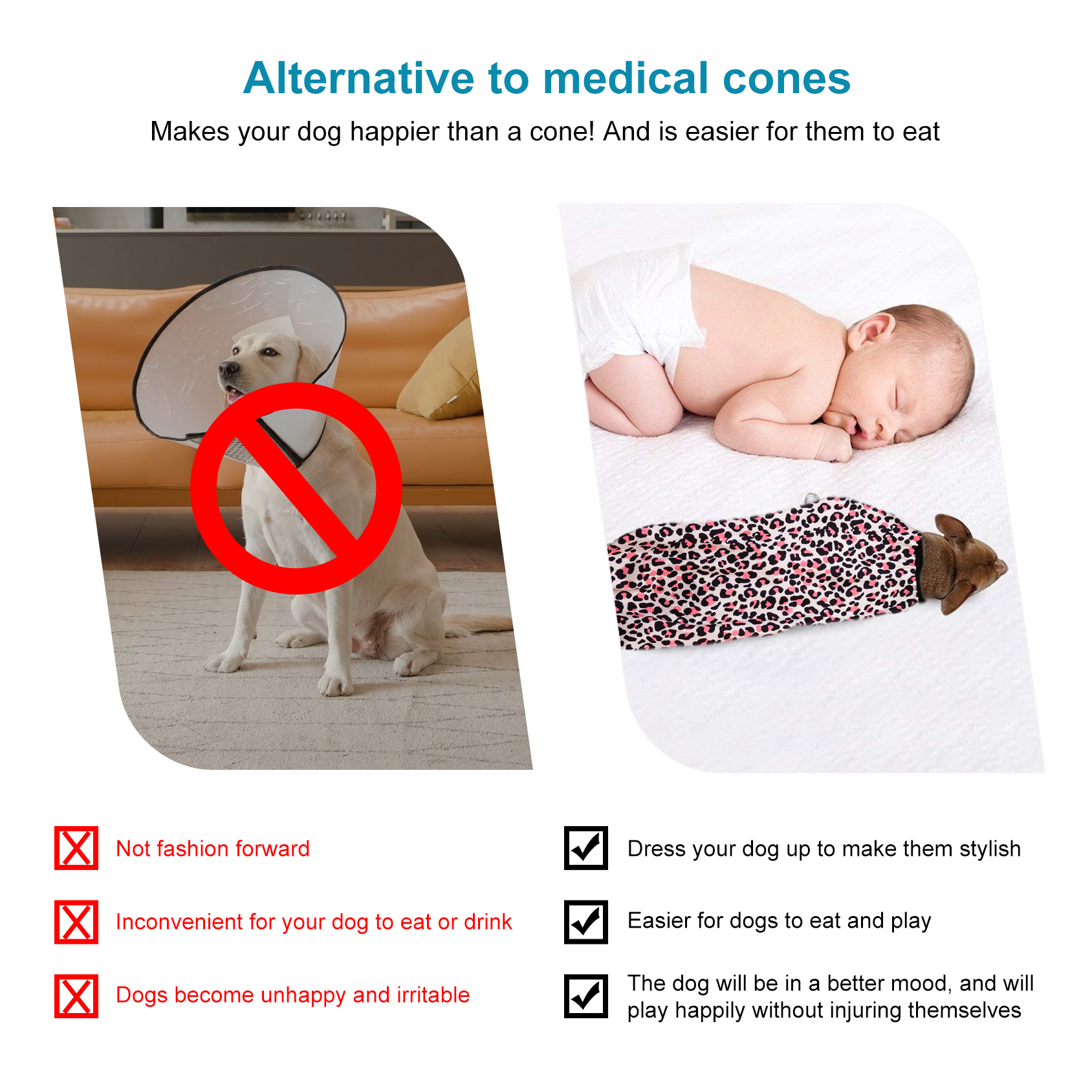 LovinPet Pink Leopard Print Large Dog Jammies with Belly Protection