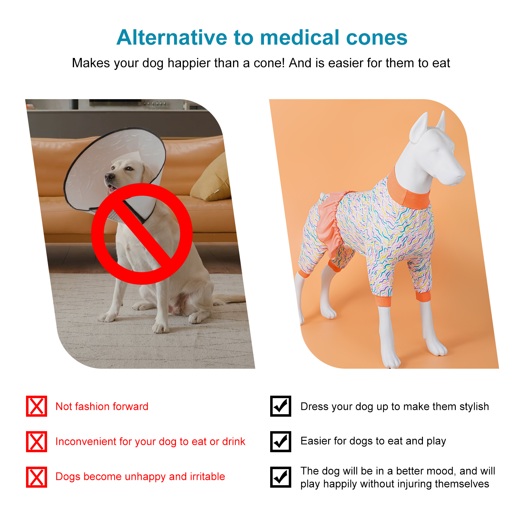 LovinPet Large Dog Pajama - Bright Pink Wavy Pattern Pajamas with Frilled Skirt