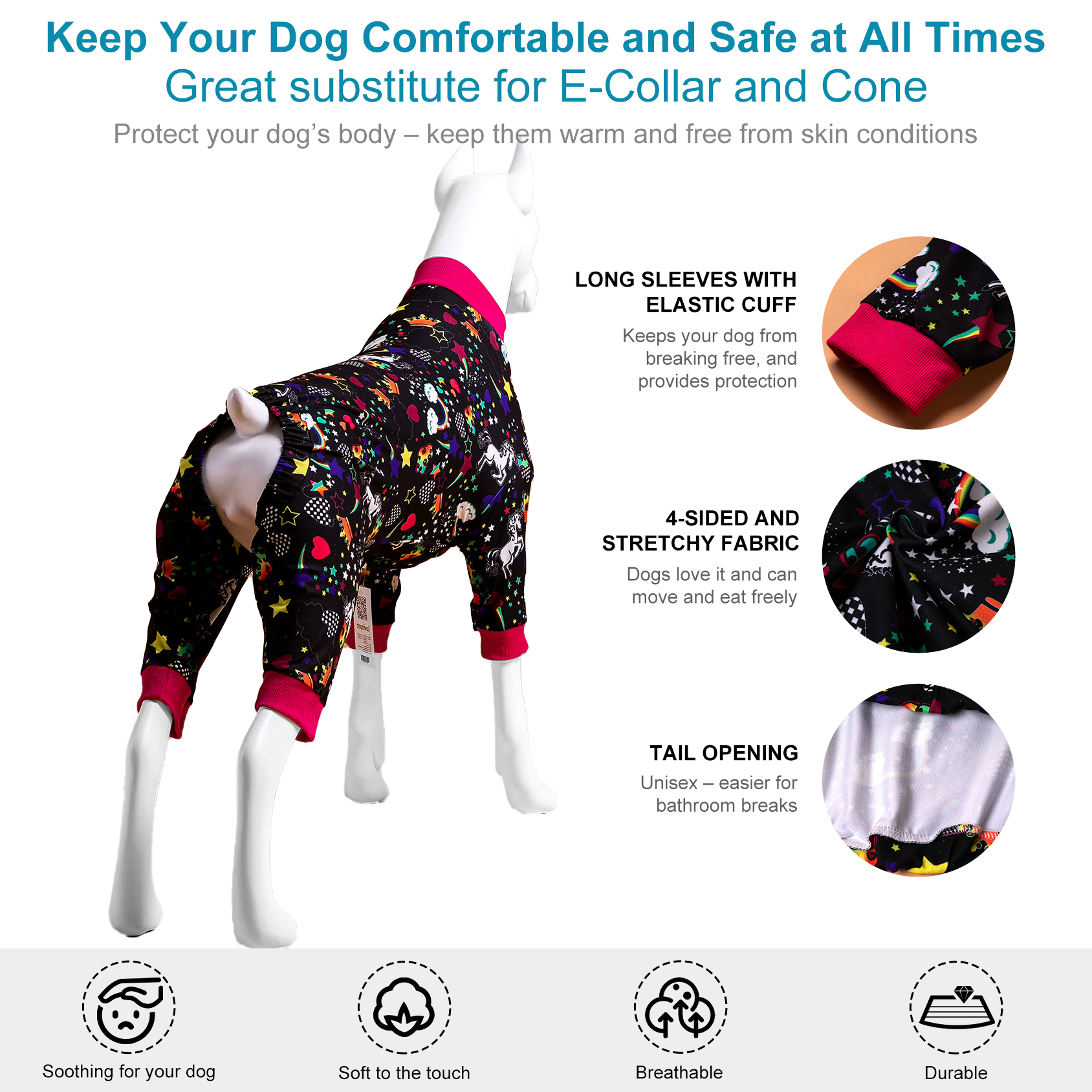 LovinPet Large Dog Pajamas - Fit all Seasons