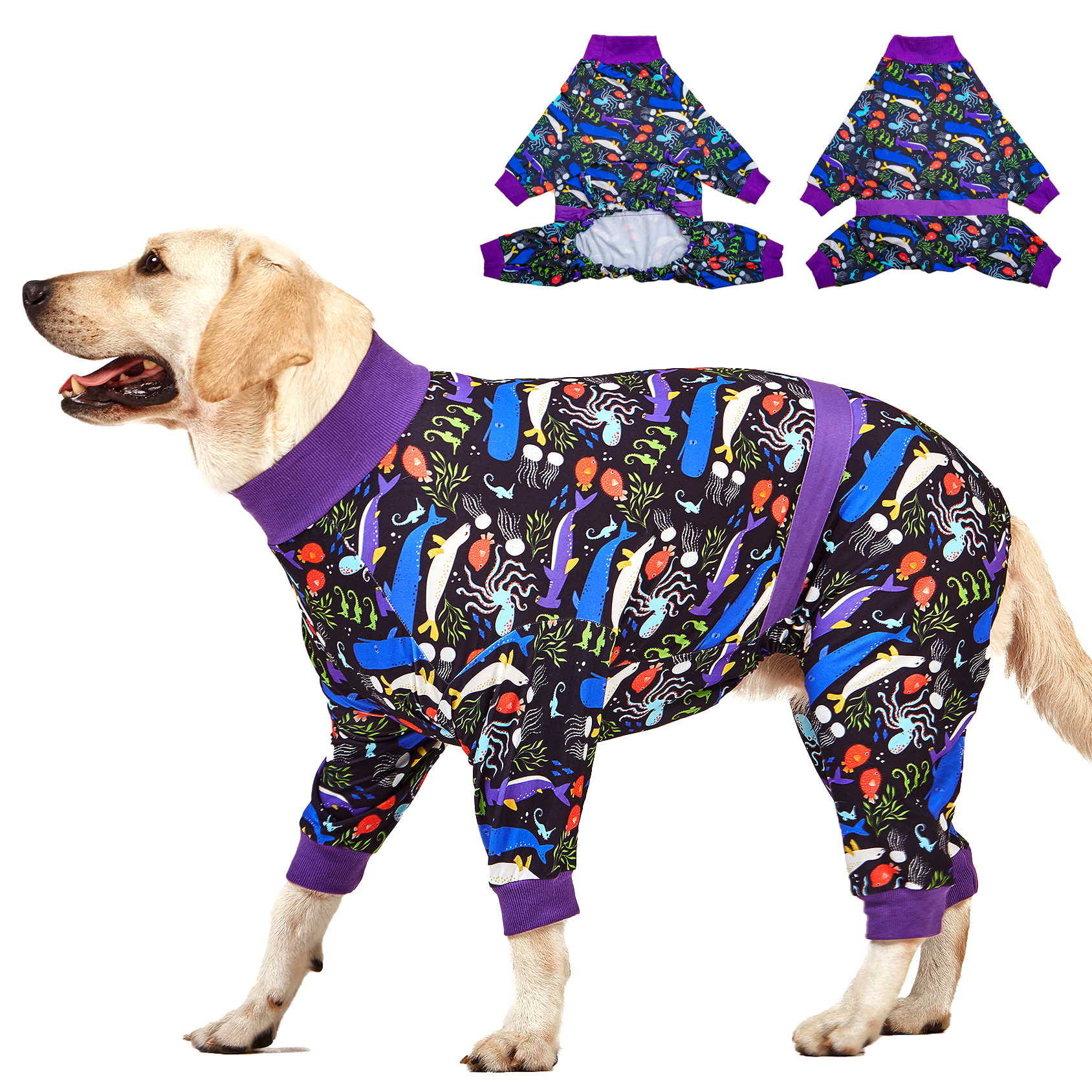 LovinPet Large Big Dog Pajamas - Post Operative etc.