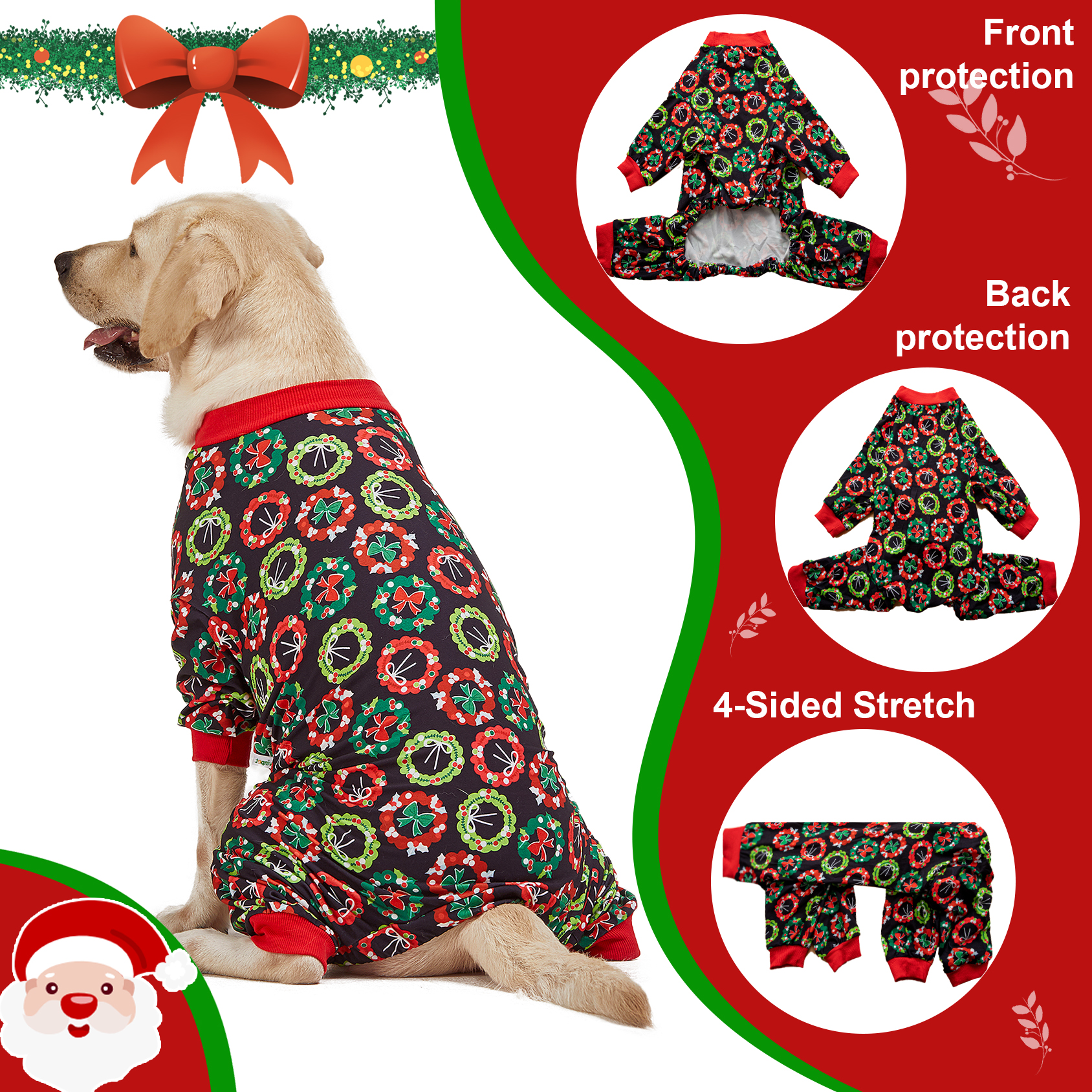 LovinPet Dog Christmas Onesies - Car Trip Using etc.