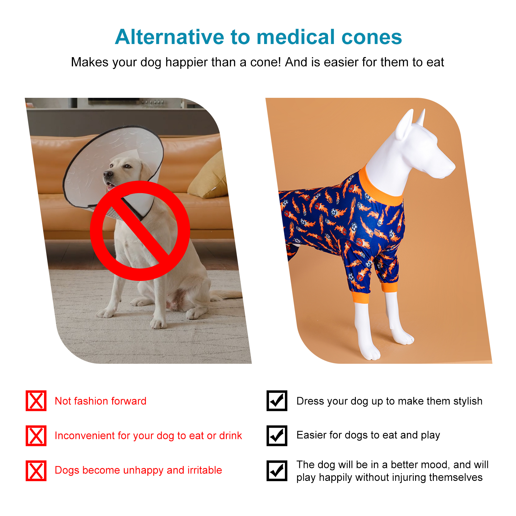 LovinPet Pitbull Dog Clothes - Lightweight Stretchy Fabric, Ball Print, Post Surgery Dog Onesie, UV Protection, Easy to Wear Adorable Dog Jumpsuit, Medium & Large & Giant