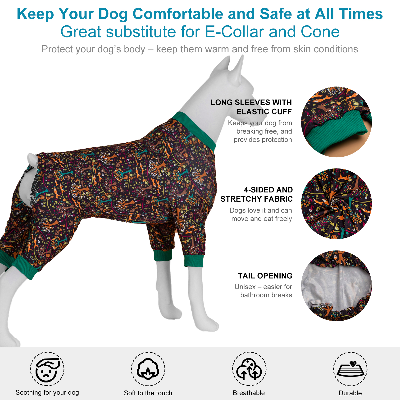 LovinPet Dog Clothes for Pitbulls - Recovery etc.