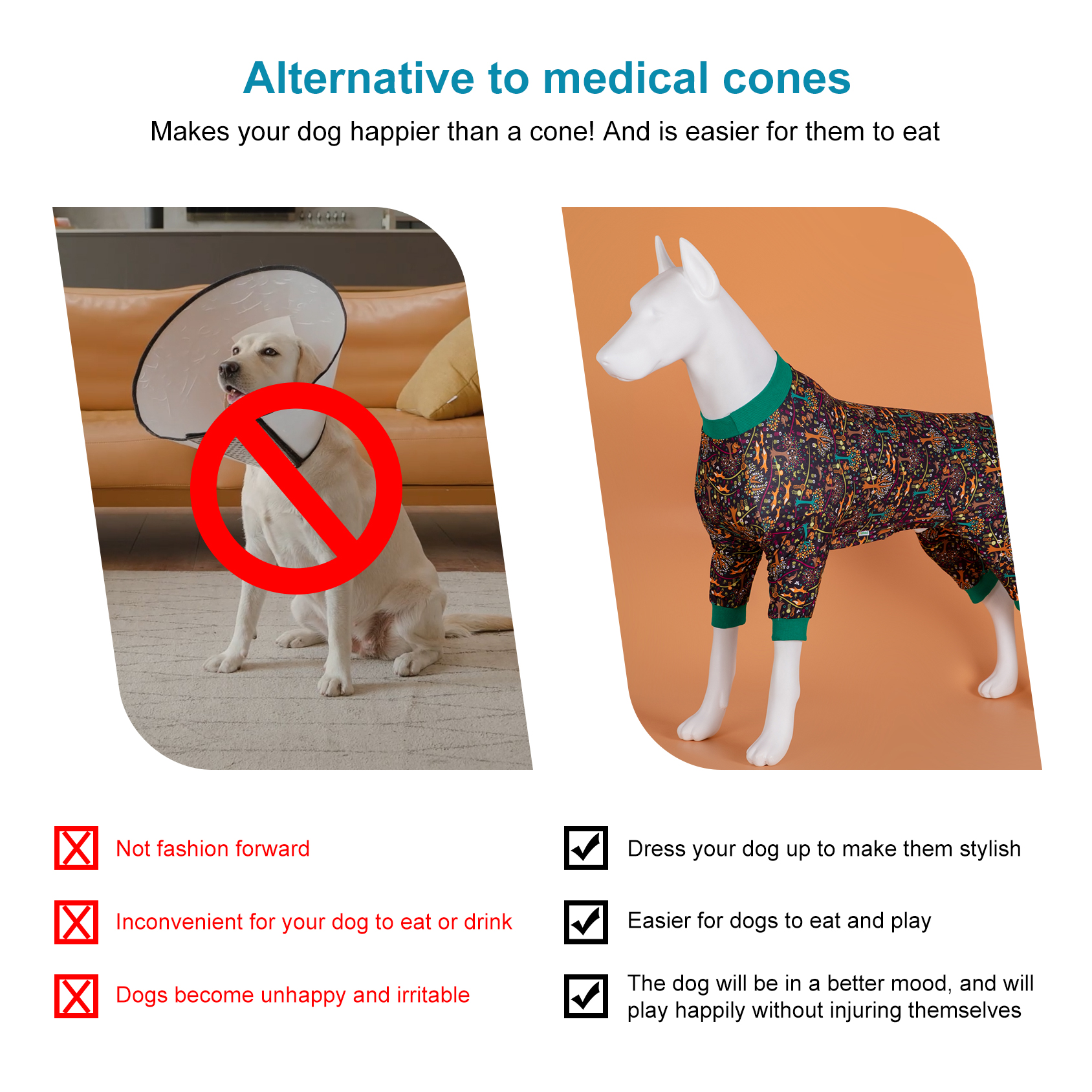 LovinPet Dog Clothes for Pitbulls - Recovery etc.