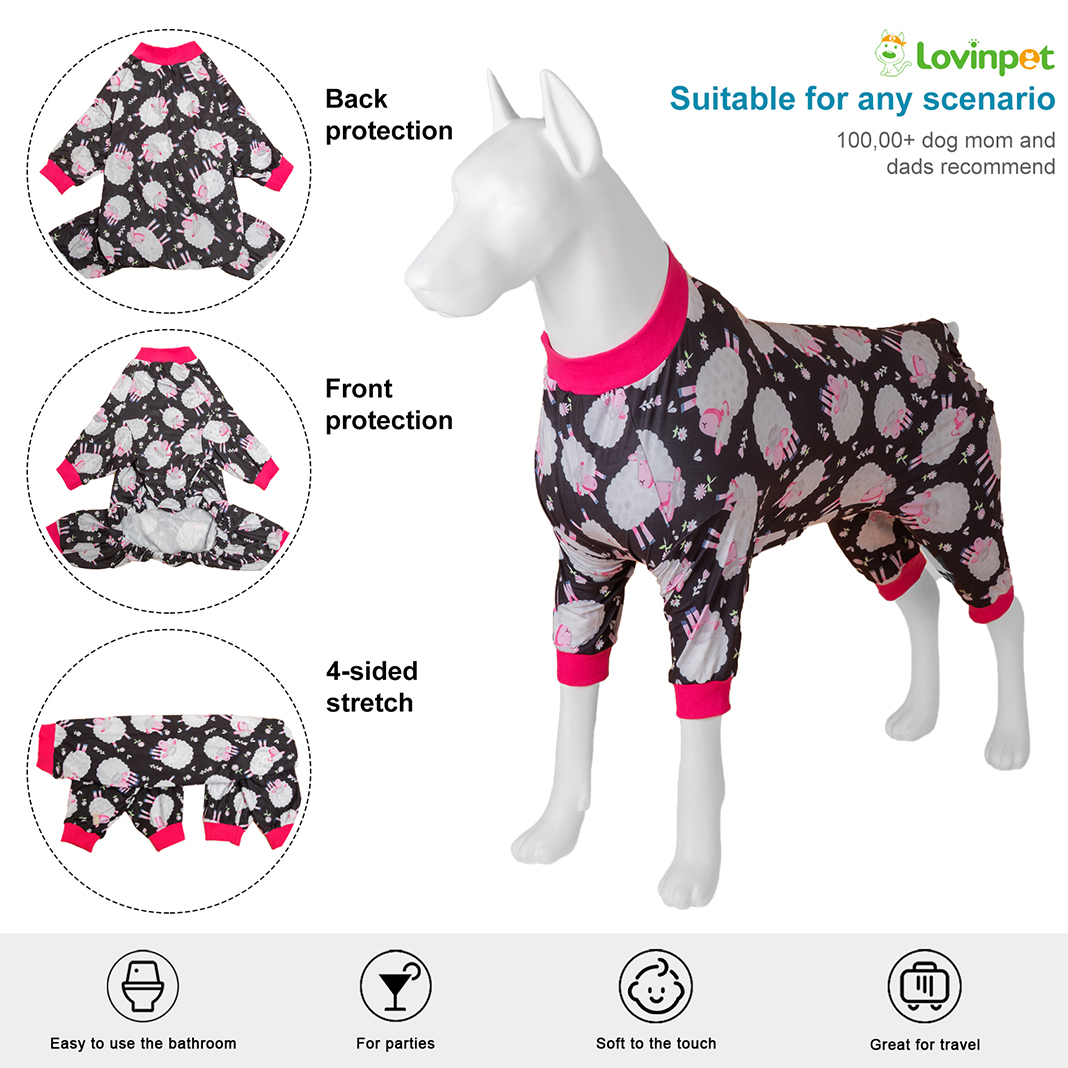 Cozy Dog Pajamas | Large Dogs Belly Protection for Large Dogs