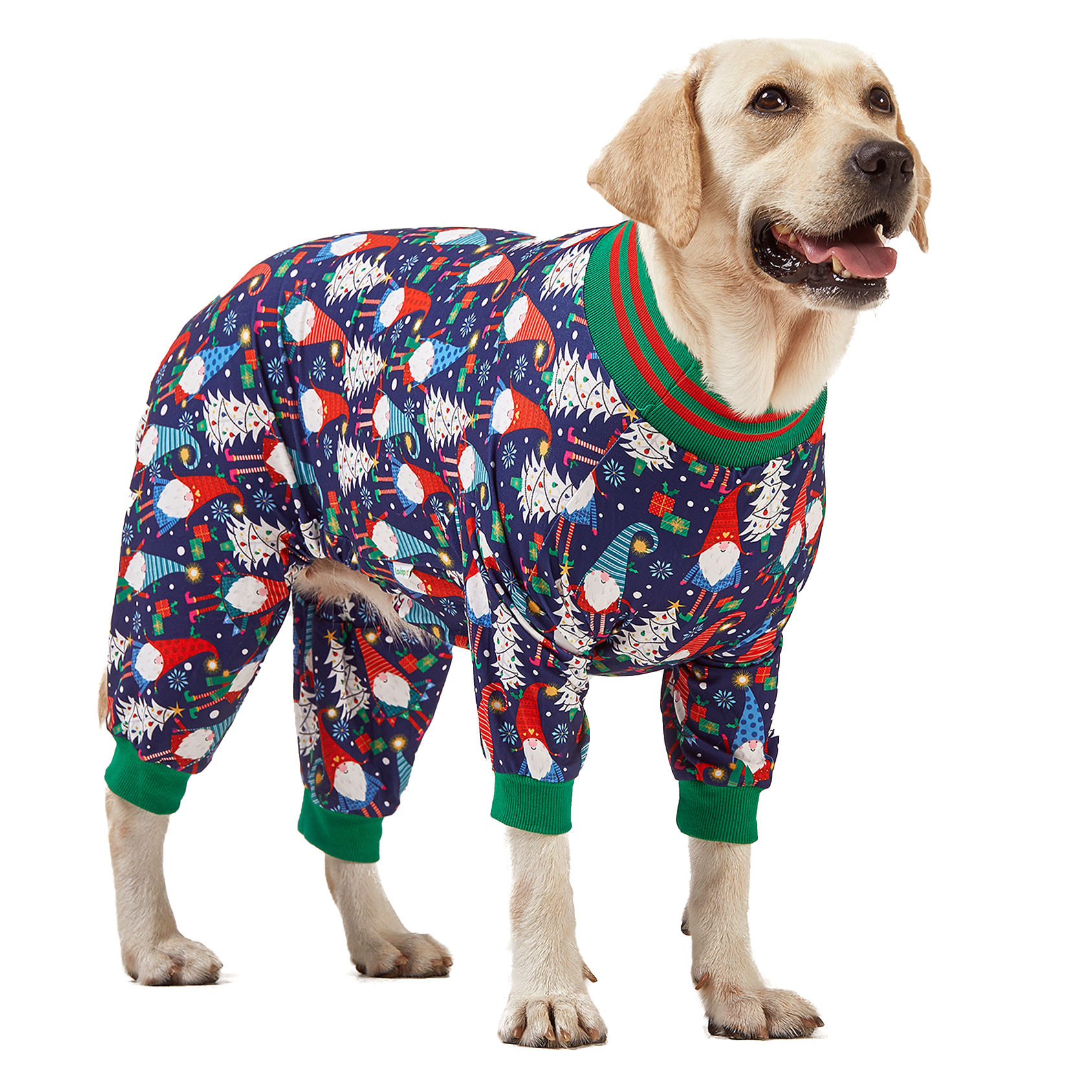  LovinPet Pitbull Pjs for Large Dogs/Cozy Dog Pajamas, Slim  Fit, Lightweight Pullover/Full Coverage Dog Pjs/Happy Hippo Blue  Print/Large Breed Dog Pjs /3XL : Pet Supplies