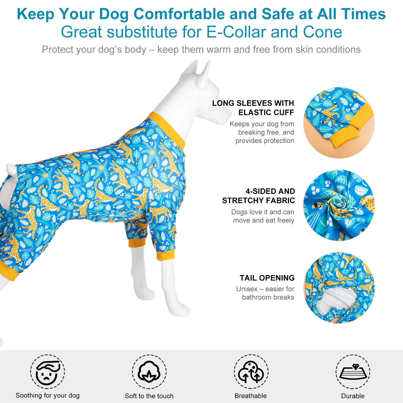 LovinPet American Bull Pajamas - UV Protection etc.