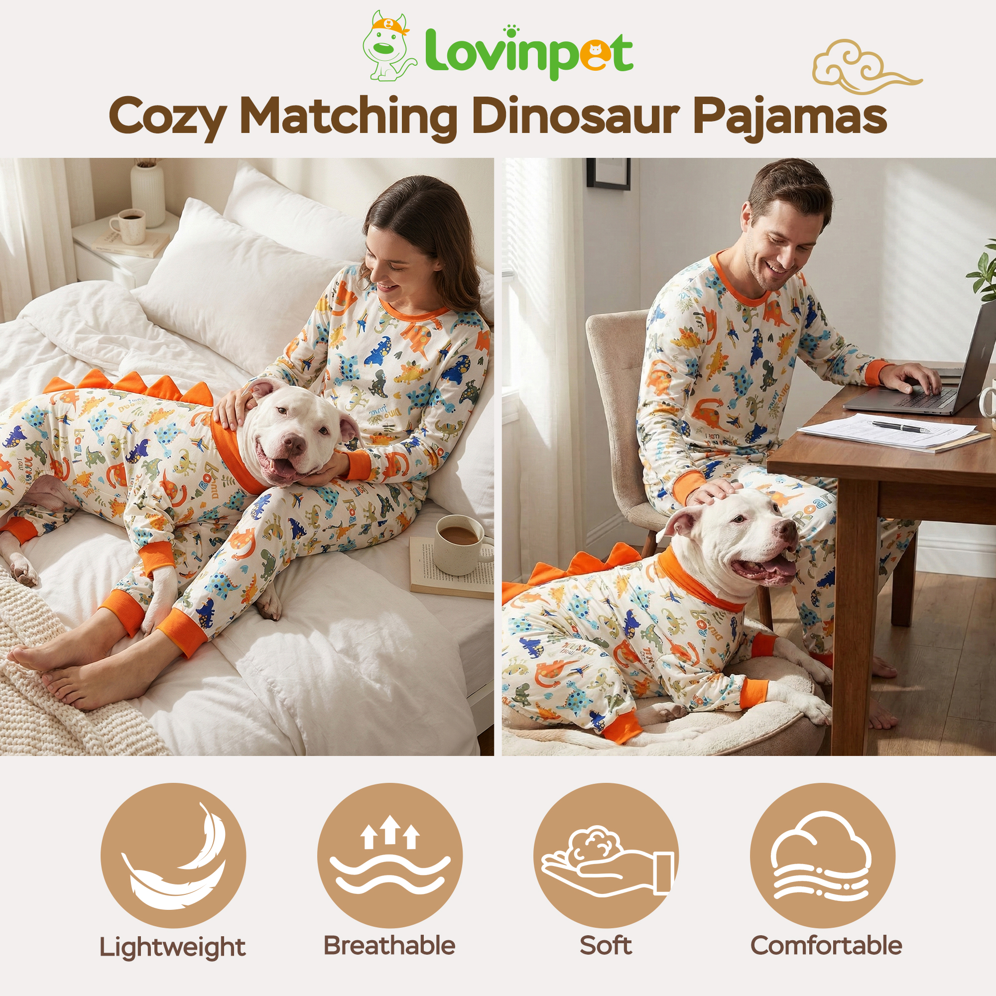 2-Piece Long Sleeve & Capri Pajama Set, Black
