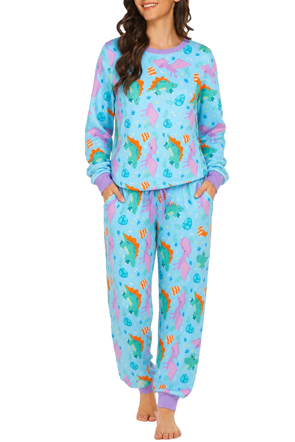 [Copy]2-Piece Short Sleeve & Capri Pajama Set