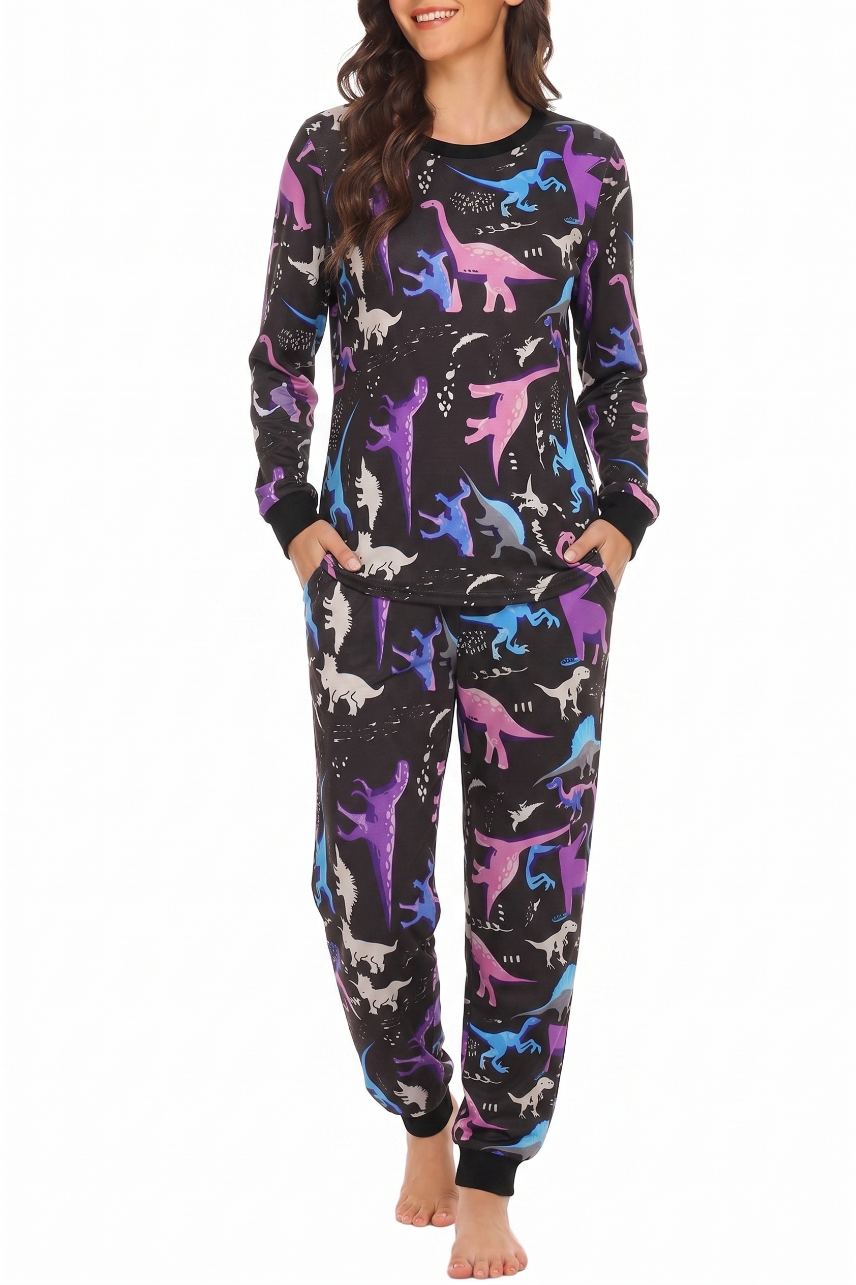 [Copy]2-Piece Short Sleeve & Capri Pajama Set