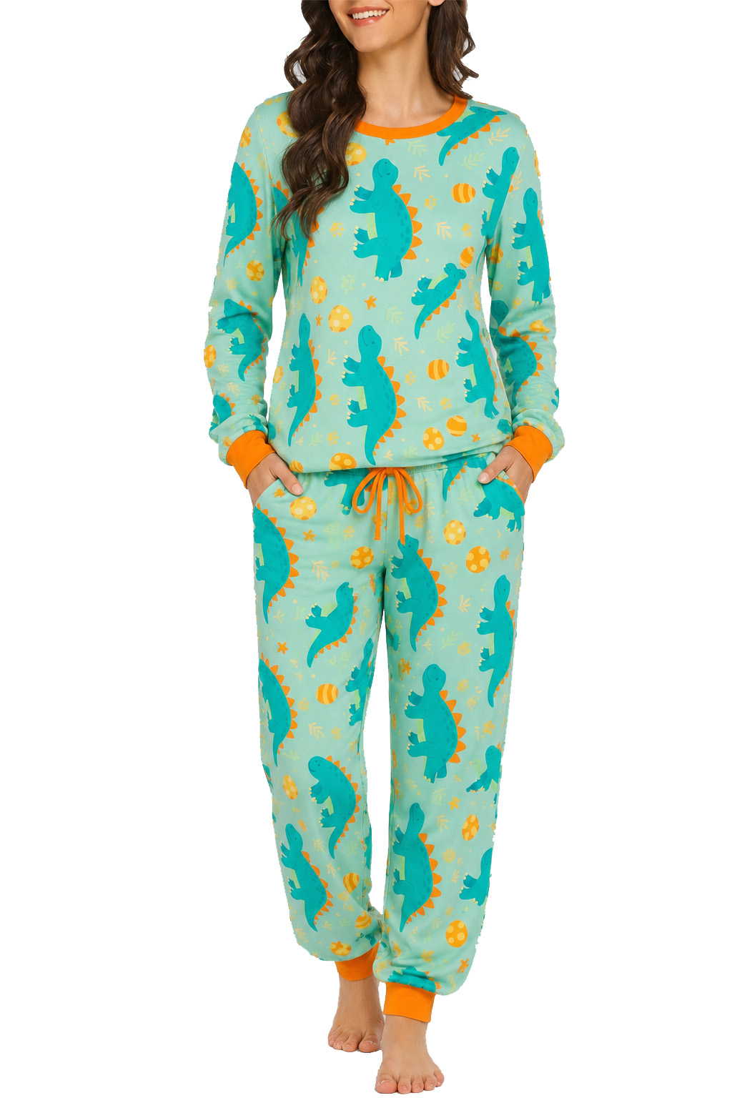 [Copy]2-Piece Short Sleeve & Capri Pajama Set
