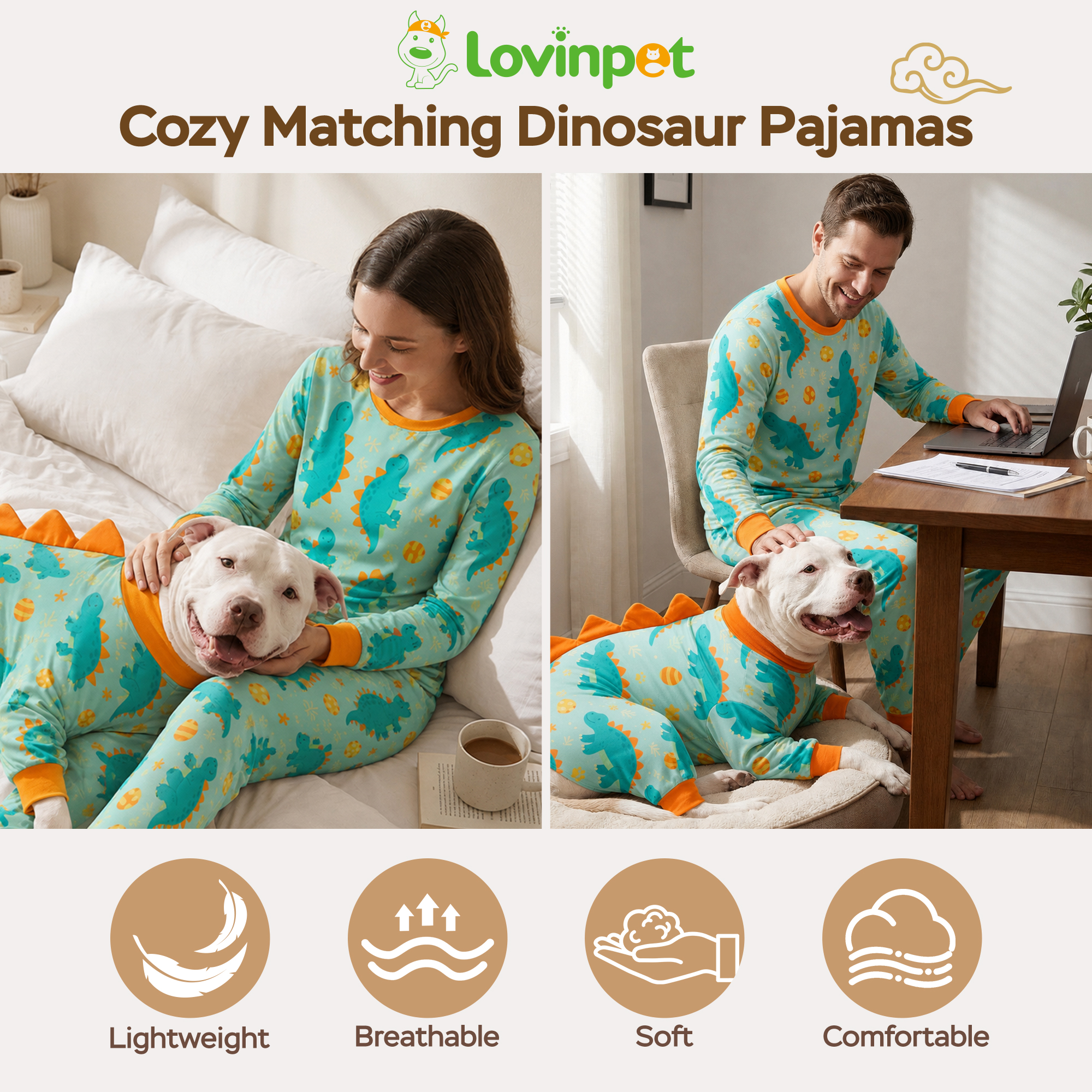 2-Piece Short Sleeve & Capri Pajama Set, Green