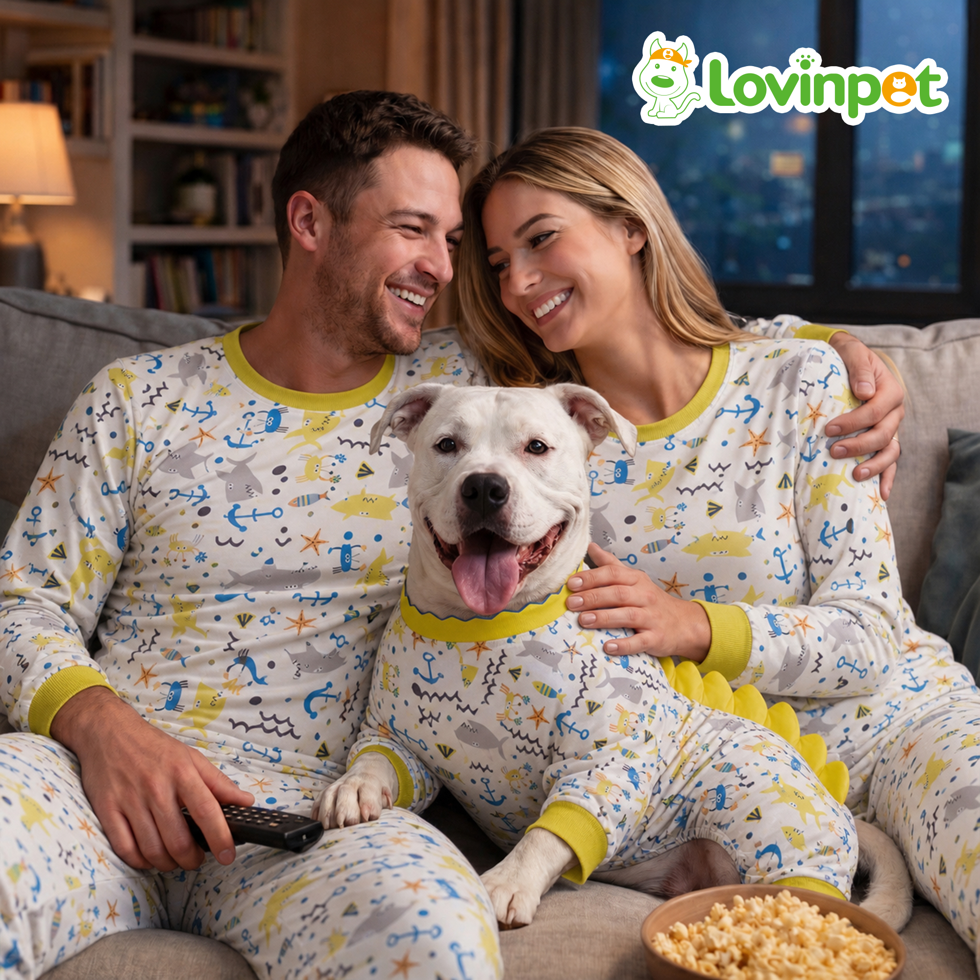 2-Piece Short Sleeve & Capri Pajama Set, Yellow
