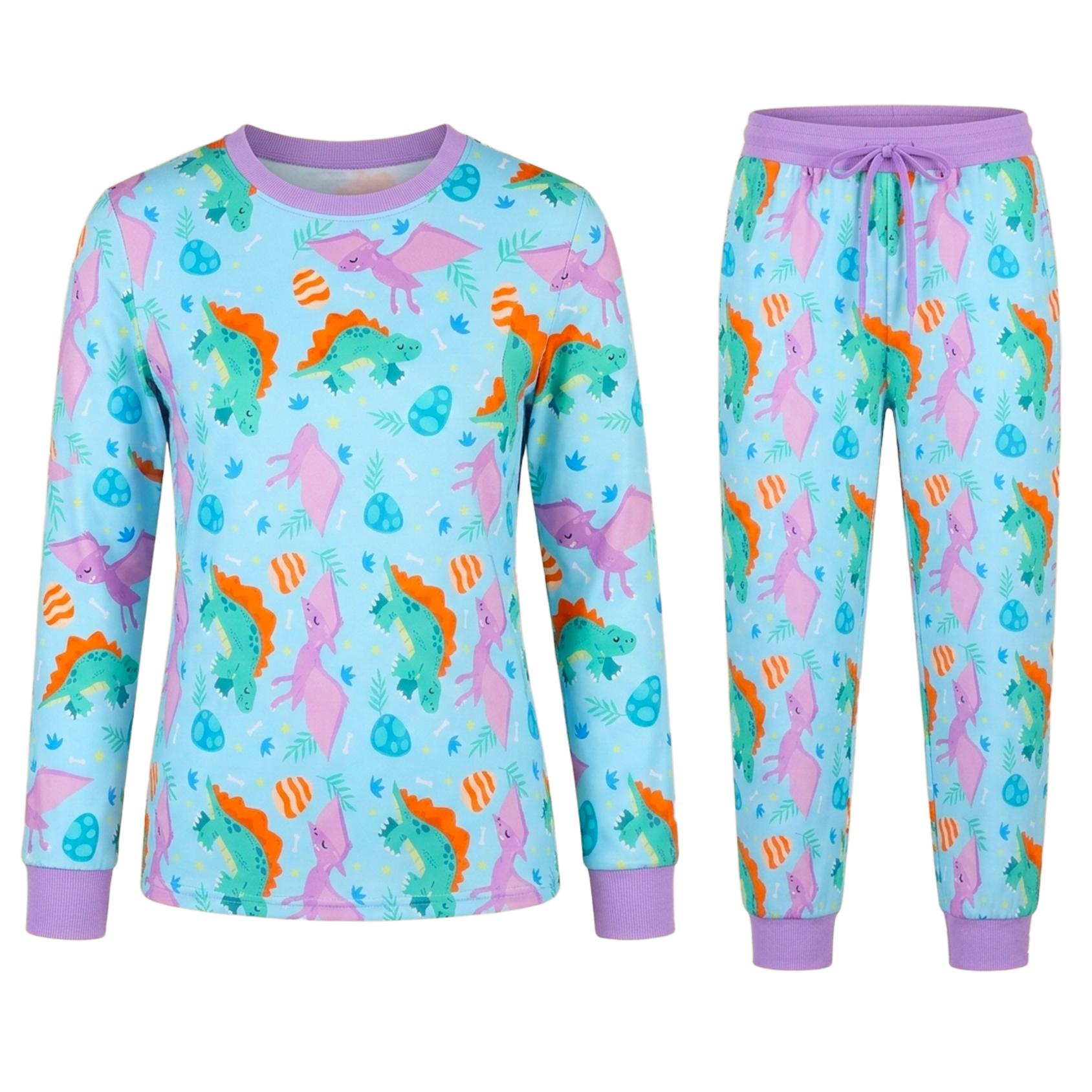 2-Piece Long Sleeve & Capri Pajama Set, White