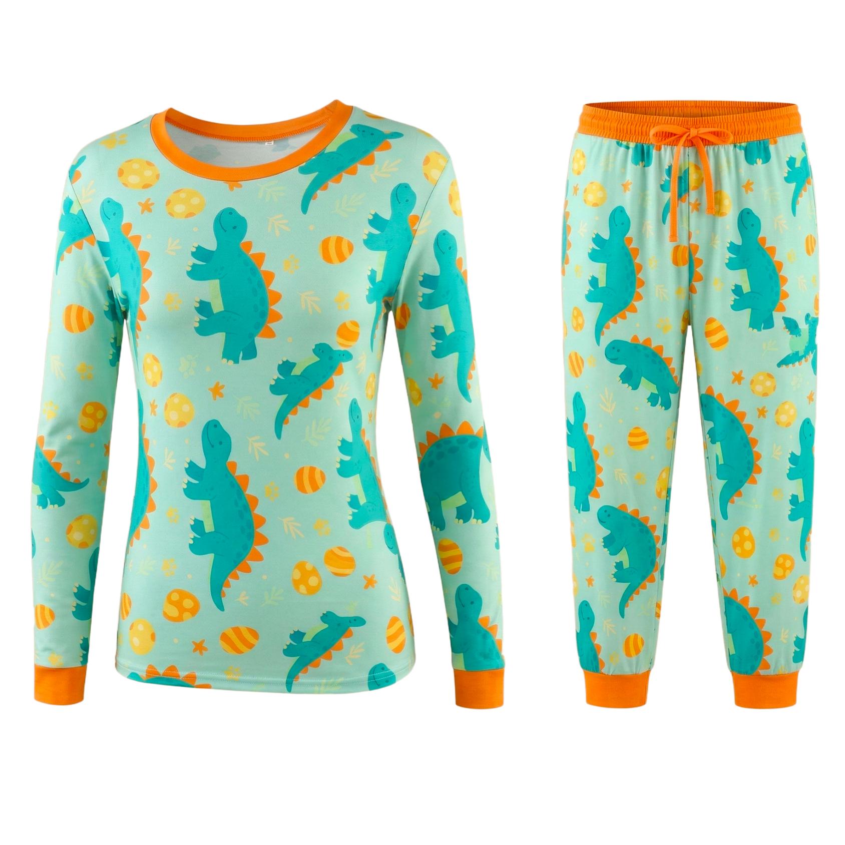 2-Piece Short Sleeve & Capri Pajama Set, Green