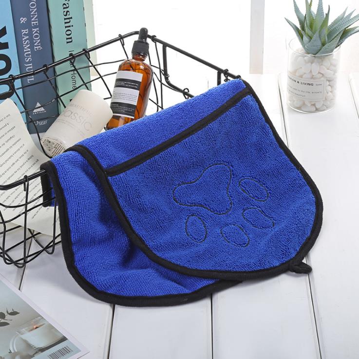 Teddy Schnauzer bath towel small and medium-sized dogs bath towel dog dry hair Corgi absorbent pet beauty