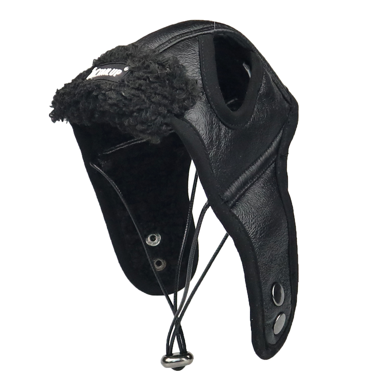 Pet hat dog flight helmet winter warm thickened hat Teddy Schnauzer large dog plush hat