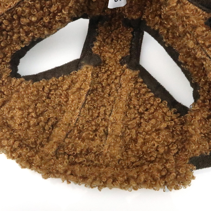 Pet hat dog flight helmet winter warm thickened hat Teddy Schnauzer large dog plush hat