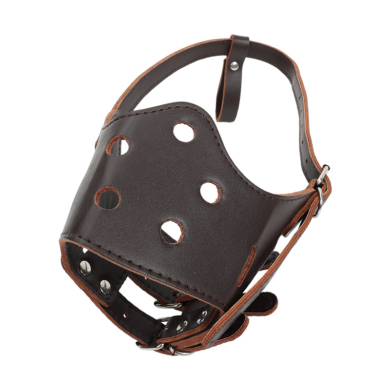 Pet supplies dog outing mask muzzle adjustable breathable
