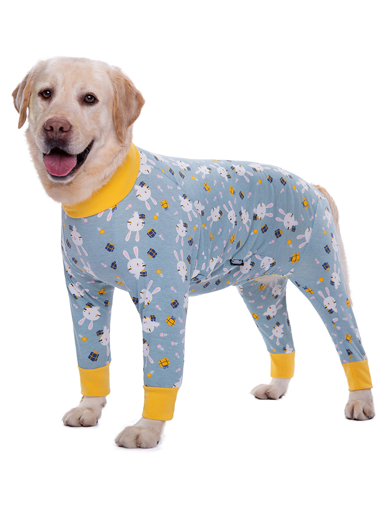 Dog clothes thin golden retriever Labrador medium large dog pet bellyband joint protection anti-lint four-legged pet clothing