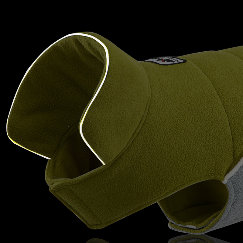 Pet autumn/winter clothes dog thickened warm cotton coat large dog Dubin hound outdoor keep warm vest double-sided wearable