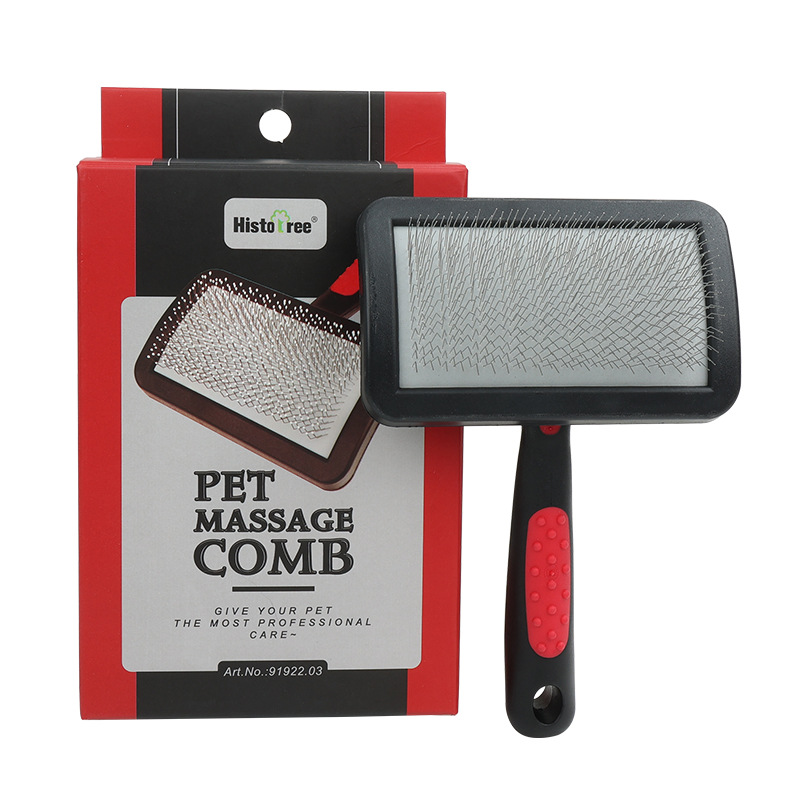 Pet comb dog hair pulling beauty double-sided needle comb cat comb hair removing cat comb knot opening hair removal comb