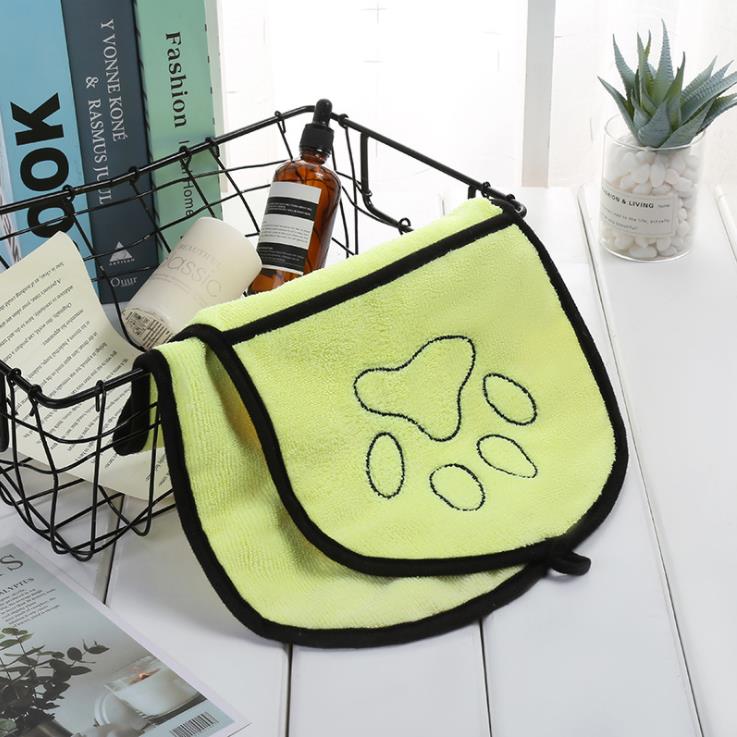 Teddy Schnauzer bath towel small and medium-sized dogs bath towel dog dry hair Corgi absorbent pet beauty