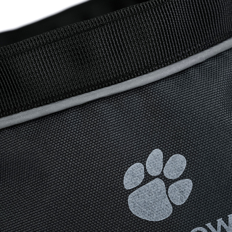 High-end waterproof and foldable pet dog bowl food bowl cat water bowl portable golden retriever Teddy travel Bowl