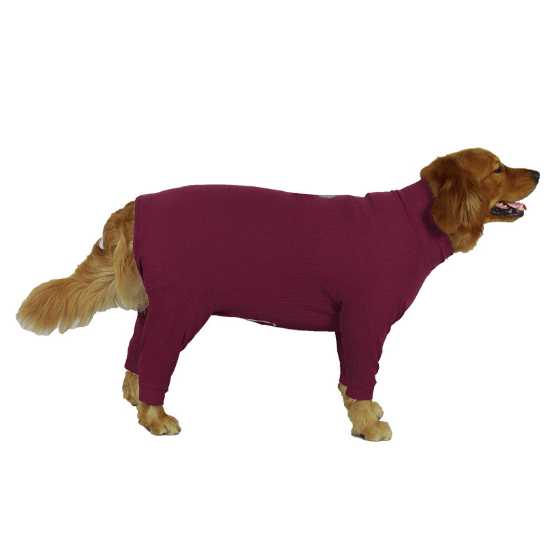 Cozy & Soft Four-Legged Dog Belly Suit | Belly Protection for Large Dogs