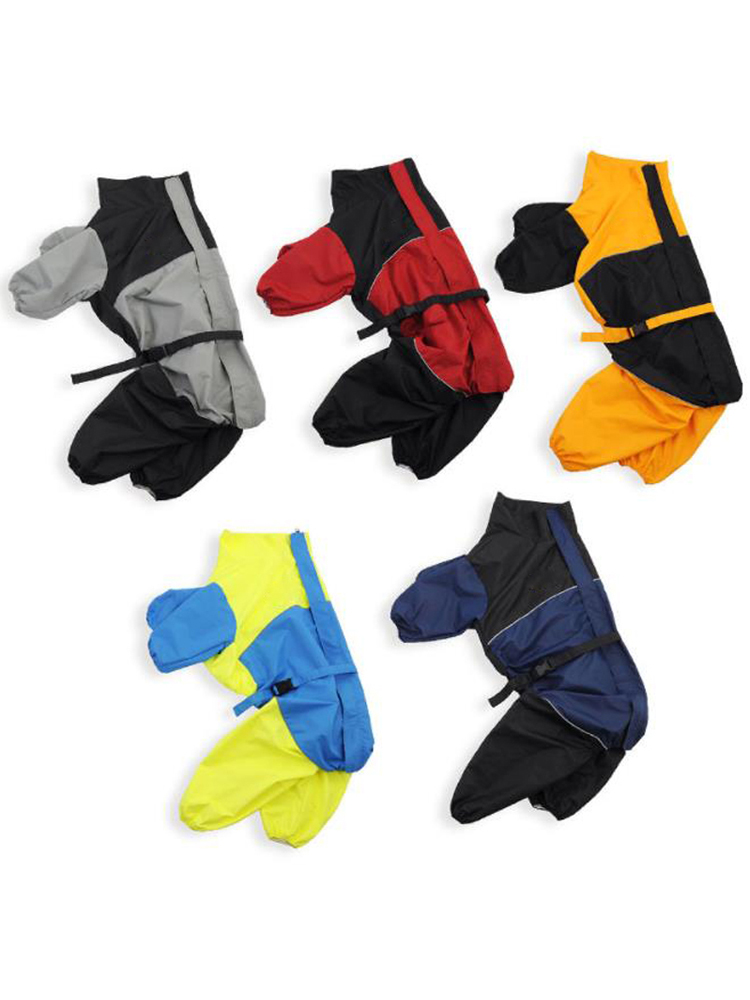 Lovinpet Four-Legged Dog Raincoat - Waterproof Windcheater for Medium to Large Breeds