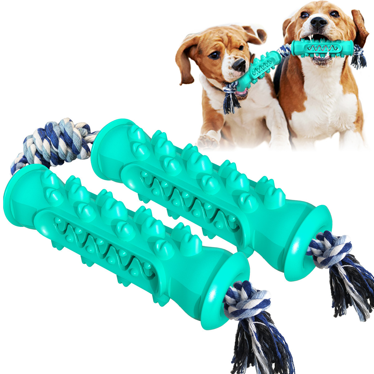 Dog toothbrush molar Rod dog toy training ball