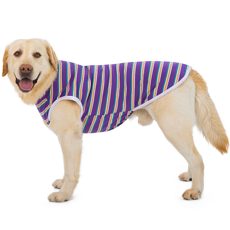 Big dog clothes thin summer clothing golden retriever Samo medium large dog pet puppy summer vest dog sun protection clothing