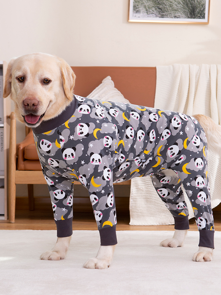 Dog clothes thin golden retriever Labrador medium large dog pet bellyband joint protection anti-lint four-legged pet clothing