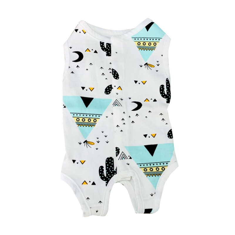 LovinPet Large Dog Recovery Suit Onesie - Cactus, Unicorn & Lion Print
