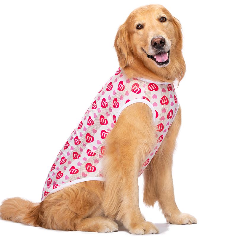 Dog clothes summer golden retriever Labrador Samoyed Alaska sun protection medium large dog thin vest