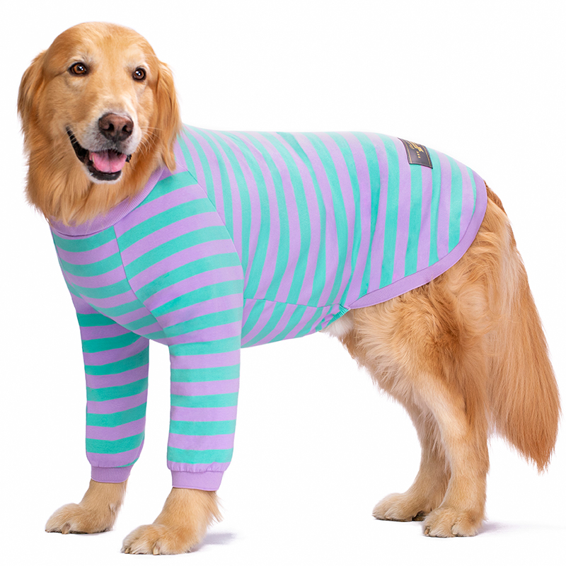 Pet dog clothes thin golden retriever Labrador medium large dog anti-hair loss joint protection elbow pad two feet