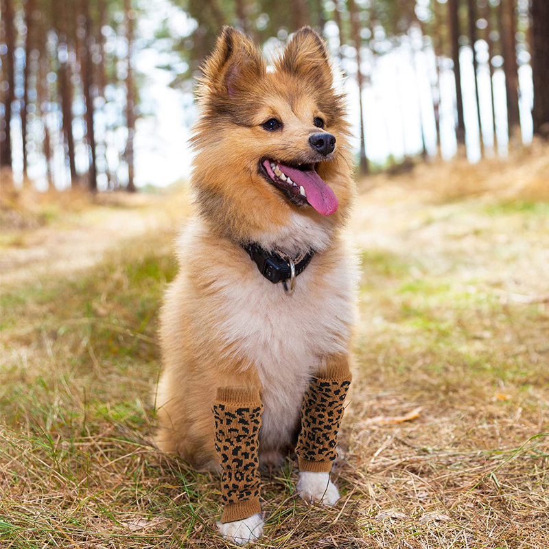 Pet kneecap dog booties large, medium and small dogs leg protection oversleeve warm to prevent friction golden retriever elbow pads