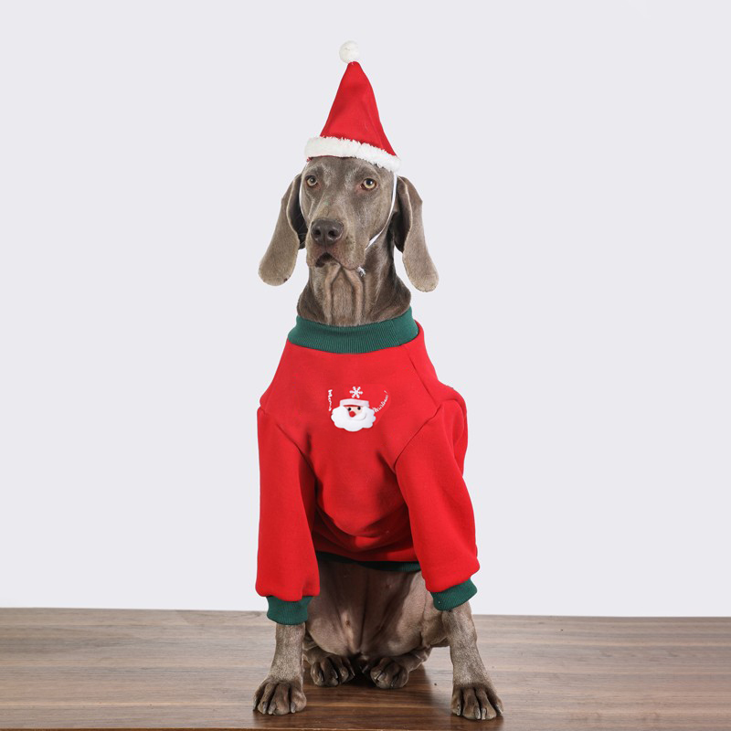 Christmas Dog Hoodies for Large Breeds | Festive & Warm Winter Pet Clothing