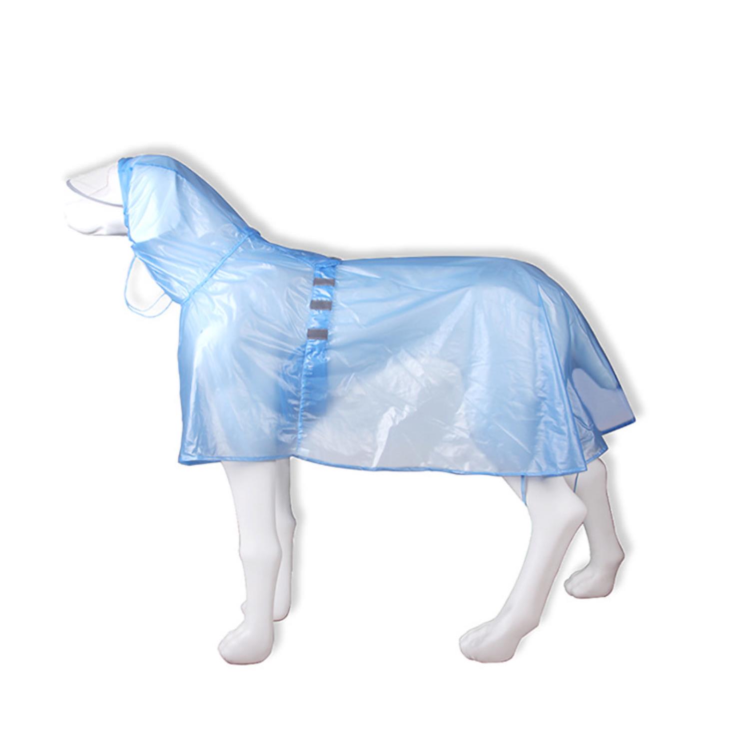 Lovinpet Breathable & Lightweight Hooded Waterproof Dog Raincoat