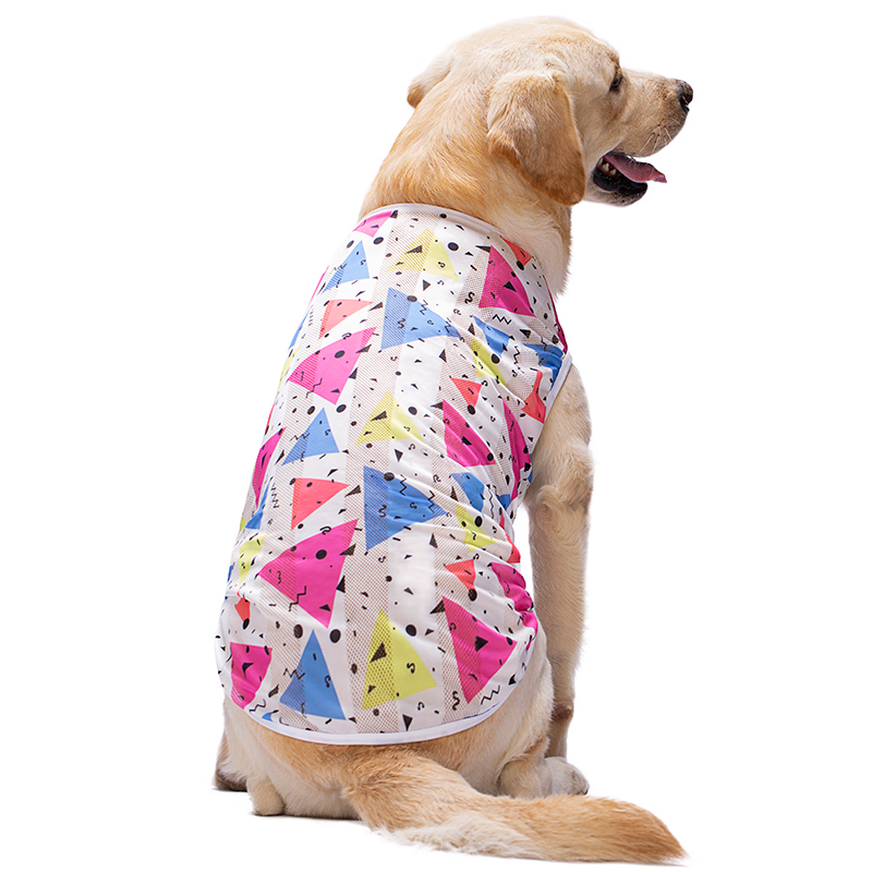 Dog clothes summer golden retriever Labrador Samoyed Alaska sun protection medium large dog thin vest
